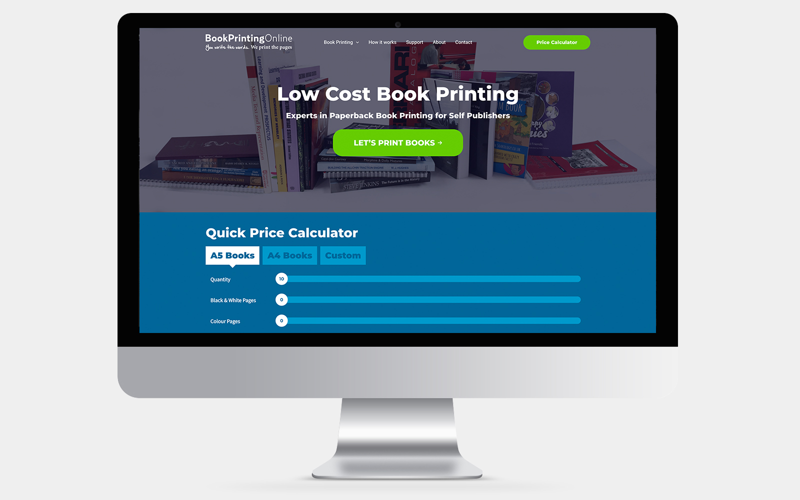 Book Printing Online website